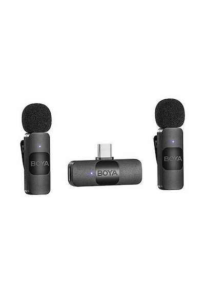 Boya By-v20 Ultra Kompakt Android İkili Kablosuz Mikrofon Type-c
