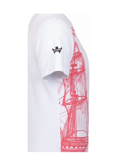 The Wıld Walkıng Erkek Sıfır Yaka T-Shirt (504685101) Beyaz