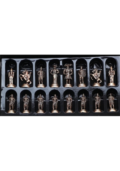 Satranç Taşı İsteyene Gifthome Orta Metal Antik İspa
