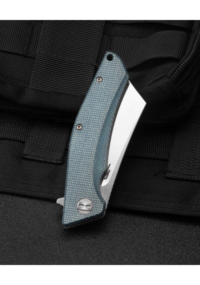 Bestech Cubis Micarta Sap D2 Çelik Kamp Çakı Bg42c Açık Gri