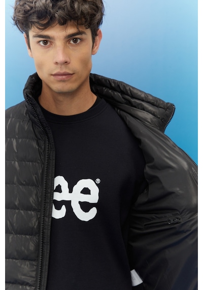 Lee Regular Fit Normal Kesim Dik Yaka Siyah Şişme Mont L222378001 Siyah Lee Regular Fit Normal Kesim Dik Yaka Siyah Şişme Mont L222378001 Siyah