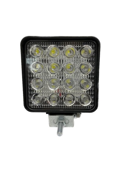 Nıken 9v-48v Çalışma Lambası 16 X 3w Power Ledli Kare 108 108 40