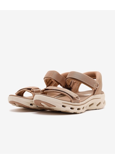 Skechers Go Walk Glıde-step 2.0 Sandal Kadın Bej Sandalet 141267 Tpe