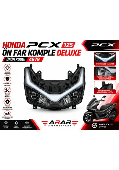 Honda Pcx 125 Ön Far Komple Deluxe-4679 1