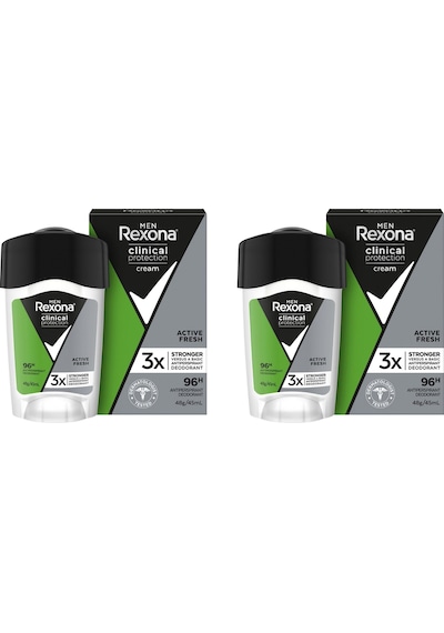 Rexona Men Clinical Protection Active Fresh Stick Deodorant 2 x 45 ML