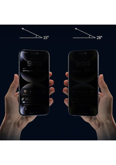 Apple Uyumlu   iPhone 17 Pro Max Wiwu Wi-sq009 İprivacy 360 Anti-peep Oleofobik Ekran Koruyucu Uygulama Aparatlı