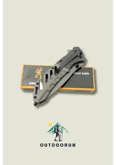 Browning Titanyum Kurtarma Kamp Çakısı 21 Cm siyah