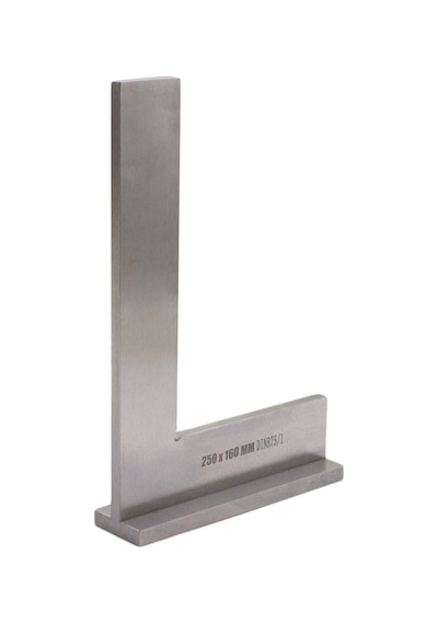 Gfb Şapkalı Gönye 250x160 mm DIN875/1 Çelik Gönye