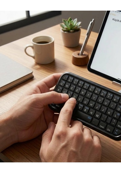Taşınabilir Mini Bluetooth Klavye Şarjlı Kablosuz Klavye Mh-hs6730-4716
