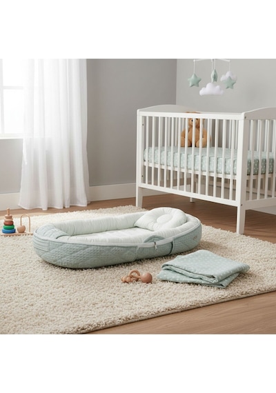 Baby Nest Katlanır Bebek Yuvası Mint