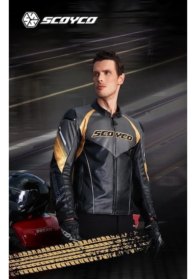Scoyco 4 Mevsim Mont Jk187 Gold - 3xl