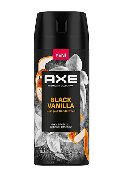 2 Adet Axe Premium Deodorant Black Vanilla 150 Ml