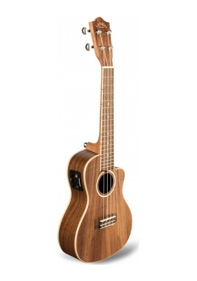 Lanikai Acst-cec Akasya Concert Elektro Ukulele Masif Akasya Üs