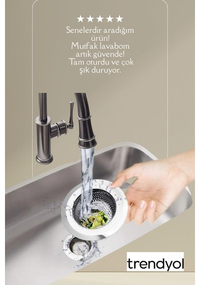 11.5 Cm Büyük Boy Paslanmaz Çelik Lavabo Süzgeci - Evye Süzgeci 11.5 Cm Paslanmaz Çelik Diğer