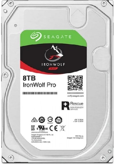 SEAGATE 3.5" 8TB IRONWOLF PRO ST8000NT001 25  MB 7200RPM SATA-3 K