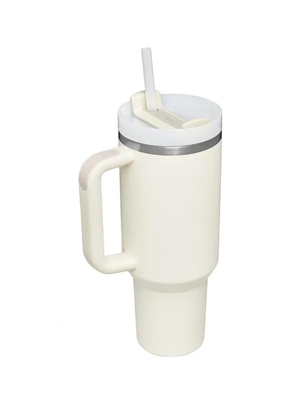 Stanley Quencher H2.o Flowstate Tumbler Pipetli Termos Bardak 1.18 Lt Cream 2.0
