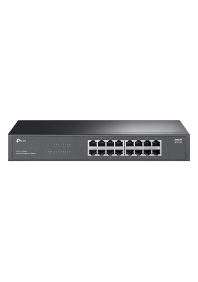 Tp-lınk Ls1016g, Green Tech, 16 Port Gigabit, Yönetilemez, Metal Kasa, Masaüstü Switch