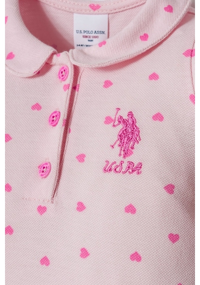 U.s. Polo Assn. Kız Bebek Pembe Tulum Usb3030-c-v1 Pembe