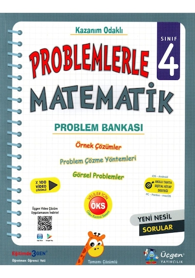 4.Sınıf Problemlerle Matematik -  Üçgen Yayınları