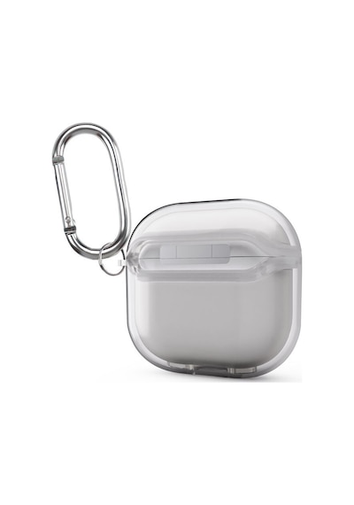 Apple Uyumlu AirPods 4. Nesil Kılıf Çift Katman Askı Aparatlı Kulaklık Case 42 Renksiz