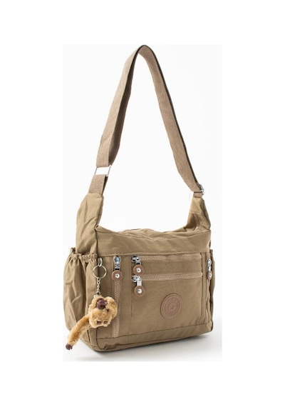 Baginn Klinkır Hafif Yağmur Geçirmez Kadın Postacı Çanta Çok Cepli 30 20 Cm Omuz Çantası 571 Collection Vizon