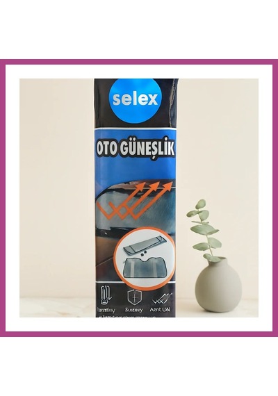 Gees Global Vantuzlu Oto Güneşlik 130x60 Cm Balonlu Lüks Gbzs