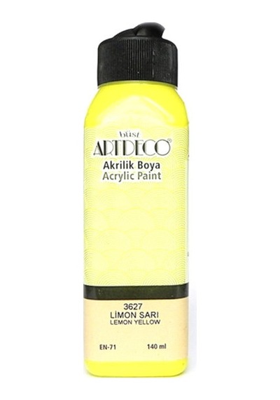 Artdeco Akrilik Boya 140Ml Limon Sarı  3627