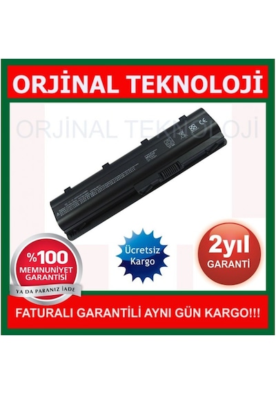 HP Uyumlu G62-B16St Bataryası Pil