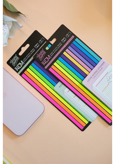 Victorias Journals Yapışkanlı Şerit 14x0,5 C M 12 Renk X 20 Yaprak