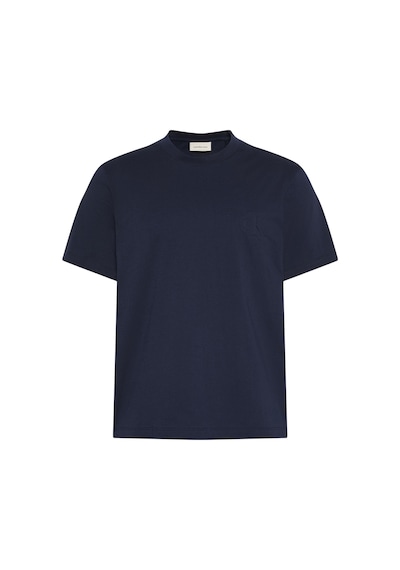 Calvin Klein Erkek 30s Jersey Easy Monogram Detaylı T-shirt Safir Mavisi
