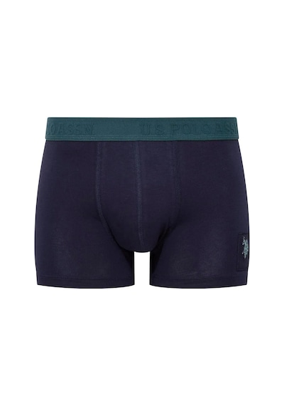 U.S. Polo Assn. U.s Polo Assn. 80504 Erkek Pamuklu 3'lü Boxer-lacivert&baskılı&yeşil Lacivert