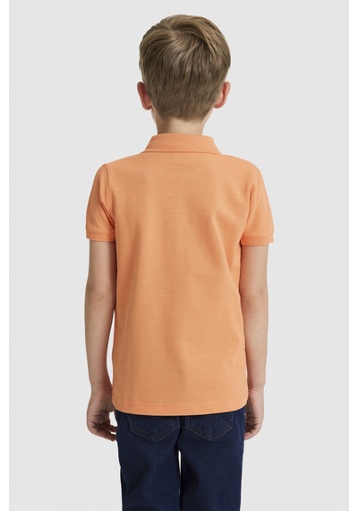 U.s. Polo Assn. Erkek Çocuk Turuncu Tişört Basic 50325608-vr051