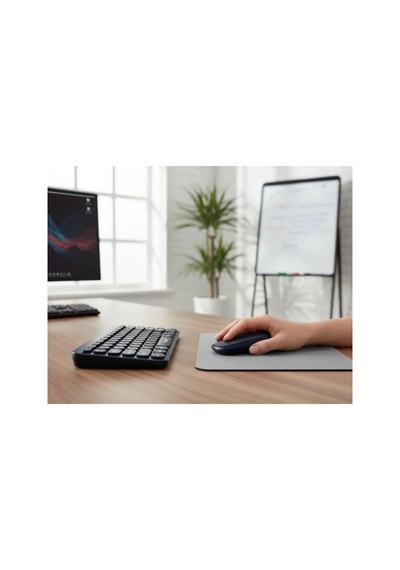 Ergonomik Taşınabilir Kablosuz Lacivert Bluetooth Klavye Ve Mouse Seti Diğer