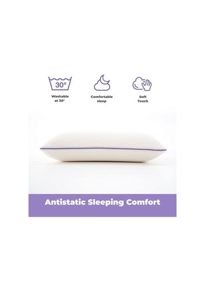 Comfort Sweet Soft Visco Yastık Boyun Yastığı Ergonomik Yastık, Visko Yastık,yastık Mor