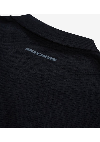 Skechers Polo M Short Sleeve Polo Erkek Siyah Polo Yaka Tshirt S211800-001