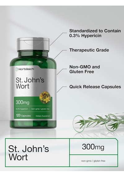 Horbäach St John's Wort Herbal Extract 300 Mg 120 Caps Aromasız