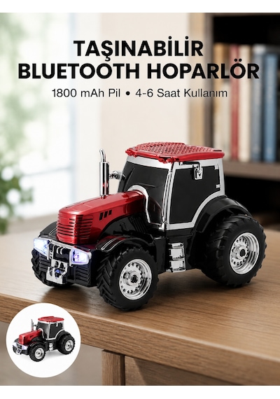 Taşınabilir Nostaljik Araç Tasarımlı Bluetooth Hoparlör - Lisinya