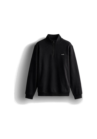 Ellesse 6wm1010-bk Erkek Fermuarlı Sweat Siyah