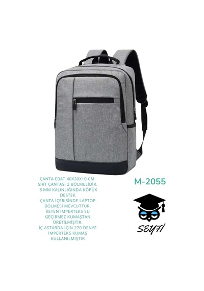 Evrak Notebook Sırt Çanta Su Geçirmez Kumaş Çok Renkli
