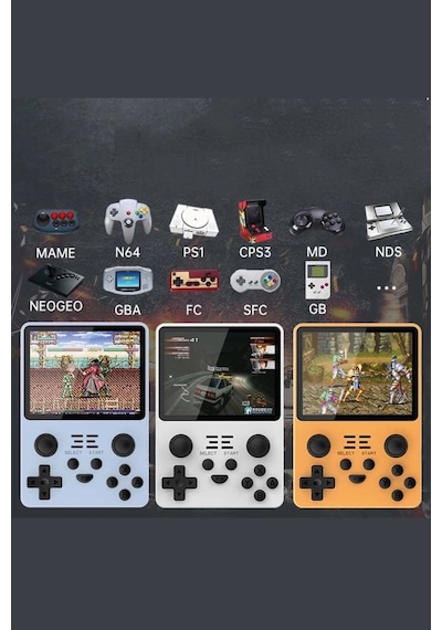 Mey İthalat Powkıddy Rgb20s 64gb Retro Gamepad - Beyaz