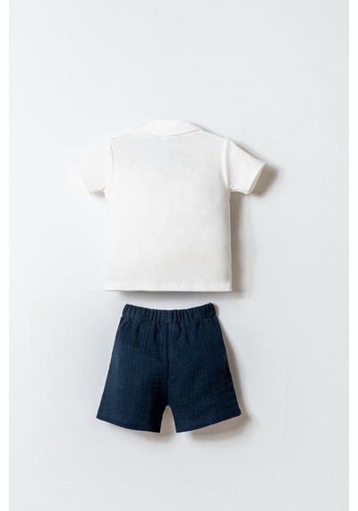 U.s. Polo Assn. Erkek Bebek Lacivert Şort Takım 5274-49973 Lacivert