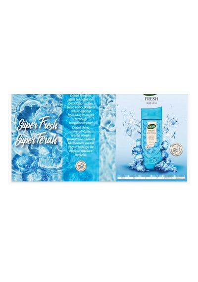 Dalan Duş Jeli Fresh Deniz Minerali 450 Ml X 3 Adet