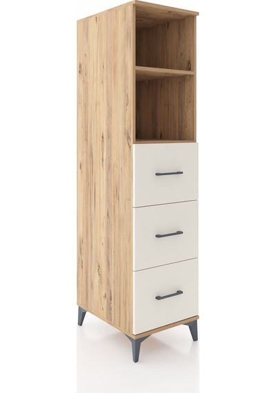 Kronos Dolap 2 Raflı 3 Çekmeceli 44x59x182 Çam-aytaşı Atlas Çam
