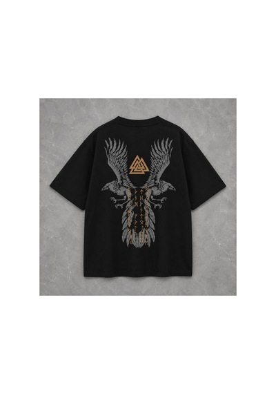 Yolo Street Viking Kartal Baskılı Oversize Siyah Tişört Unisex Sokak Tarzı %100 Pamuk 1siyah Yolo Street Viking Kartal Baskılı Oversize Siyah Tişört Unisex Sokak Tarzı %100 Pamuk 1siyah