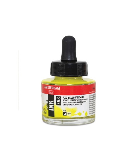Amsterdam Akrilik Mürekkep 30 Ml Azo Yellow Lemon 267 Diğer