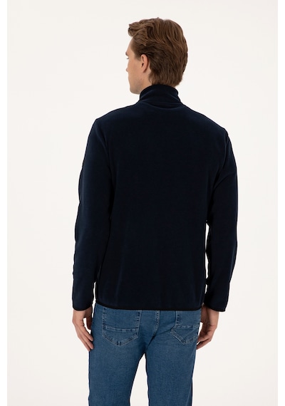 U.S. Polo Assn. Erkek Regular Fit Lacivert Polar Örme Hırka 50313779-VR033