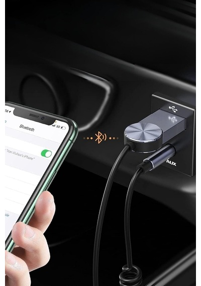 Araba Için Bluetooth Aux Alıcısı Wireless Araç Kiti