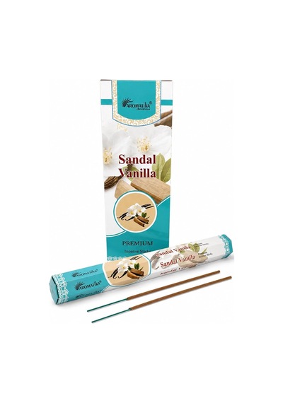 Sandal Ağacı -vanilya Aromatika 20 Adet Çubuk Tütsü Acı Kahverengi