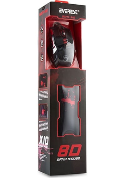Everest SGM-X10 Kablolu Oyuncu Mouse + Mouse Pad