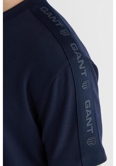 Gant Erkek Lacivert Baskılı Kısa Kollu T-shirt-14685